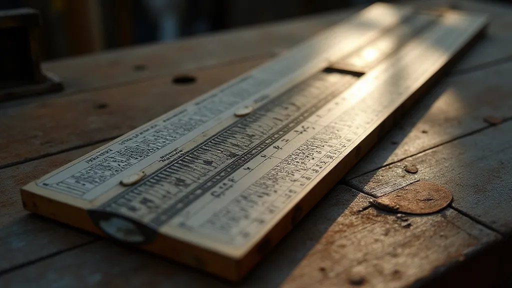 Vintage Pickett Slide Rule