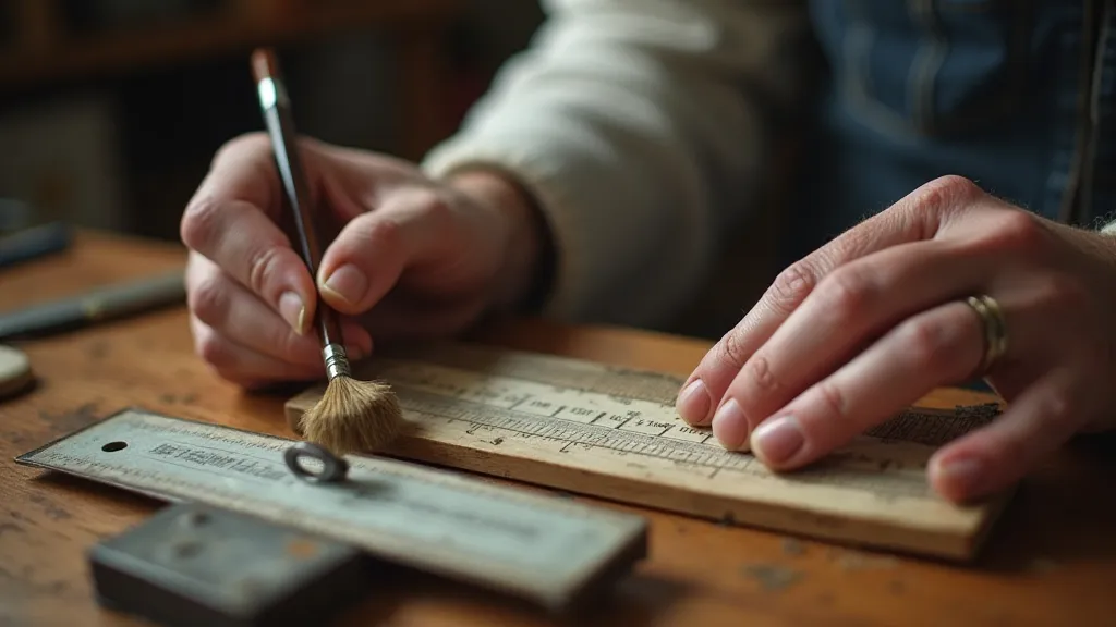 Cleaning a Vintage Slide Rule